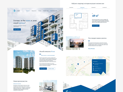 Real Estate landing design landingpage real estate ui web design