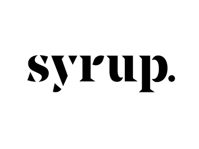 Syrup. Meal Delivery Service.