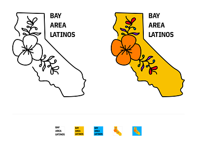 IBM's Bay Area Latinos 2021 Logo Refresh bay area california colorful design diversity ibm illustration latino latinx logo poppy vector