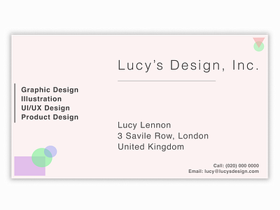 Business Card Design