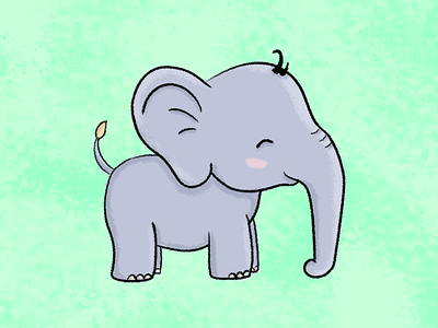 Elefante art design drawing illustration wacom