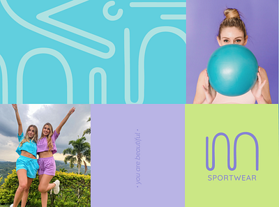 Minty - Branding branding design girls identity logo sports