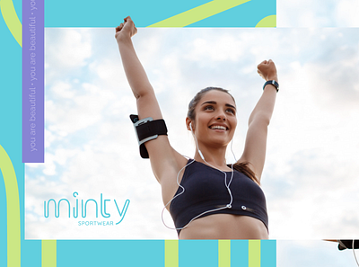 Minty - Branding branding design girls graphic design identity logo sports