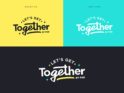 Let´s get together - Logo branding design education educational graphic design identity logo together vector