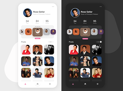 User Profile: 006 app design ui