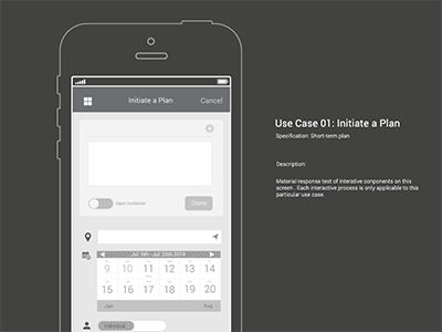 Interactive Experiment interaction motion ux wireframe