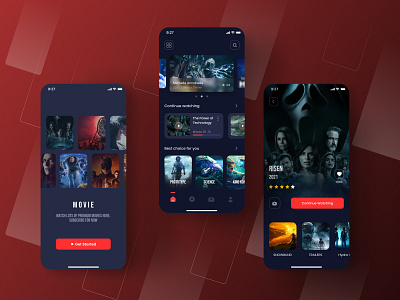 Movies app design booking app cinema cinema app cinematic clean daily ui challenge dark mode design film illustration minimalist mobile app movie poster movies ticket app ui ui design ui designer uidesign ux