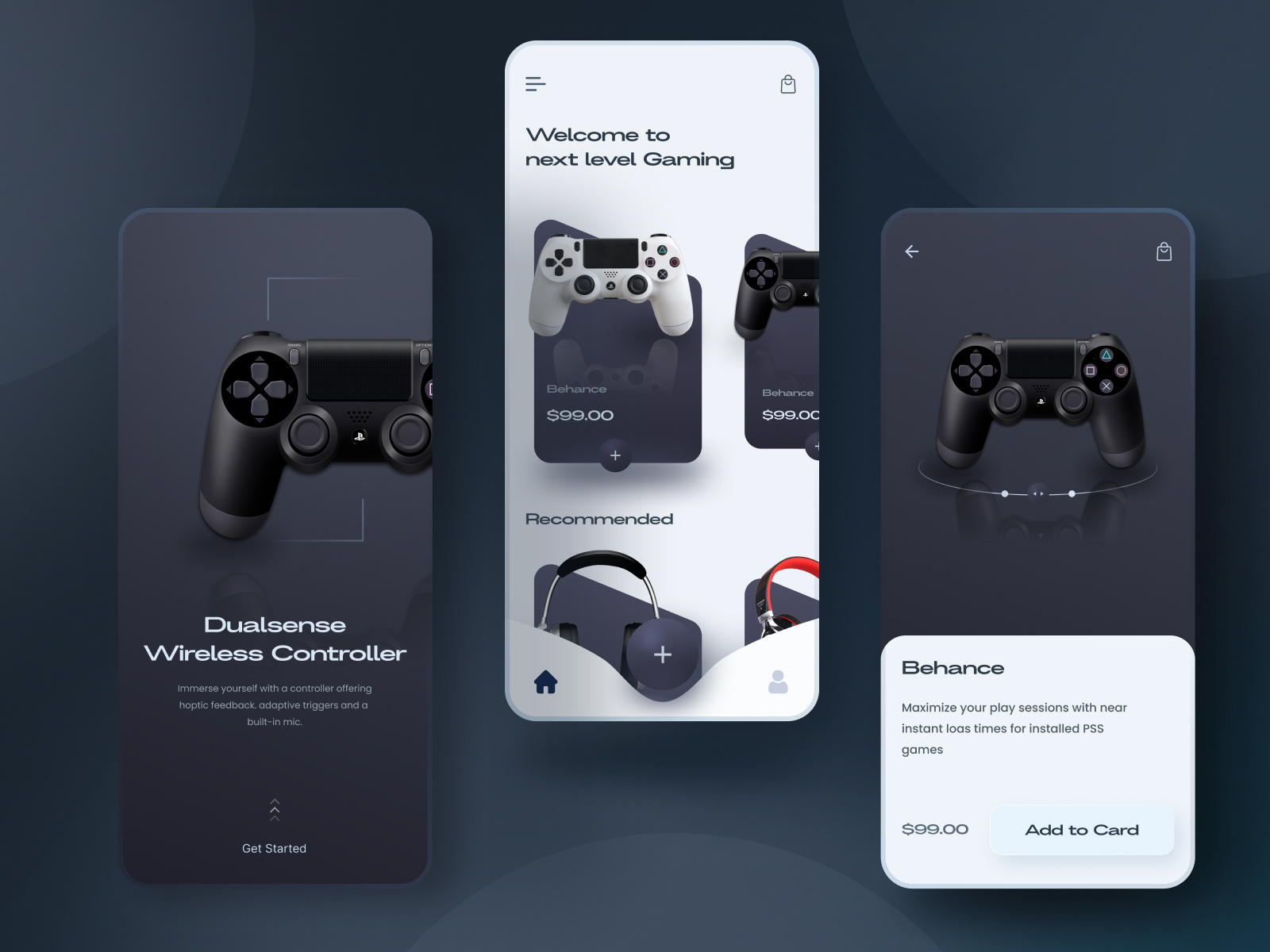 Game Accessories Mobile App by Emtiaj Ahmed on Dribbble