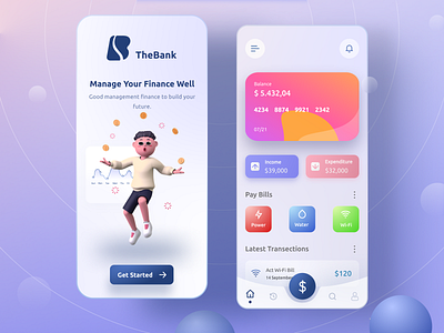 Finance Mobile App bank app banking banking app cryptoapp decentralized finances i emtiaj ahmed finance app finances app financial app identity interface investment app mobile app nft art nft marketplace personal finance stocks ui ui design ui designer