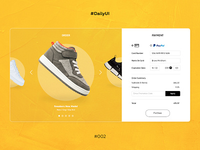 DailyUI #002, checkout