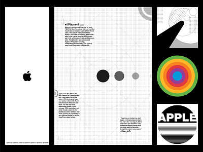Technical poster apple bra branding design graphic editorial iphone logo poster shapes tech technical