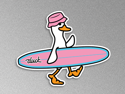 DUCK - Illustration character design duck illustration illustrator sticker vector
