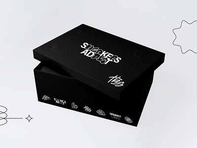 Shoe Box - TBS Sneakers design graffiti hype illustration illustrator packaging shoe box sneakers typography vector