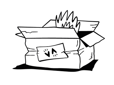 Feelings Box character feelings illustration illustrator vector