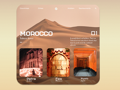 who want to travel ? debut design destination icon illustration morocco travel typography ux web webdesign website