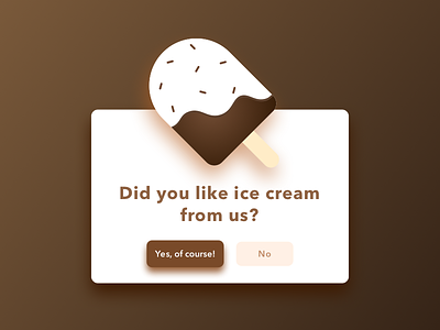 Daily UI - Flash Message action box call cream dailyui flash ice messages notification to ui