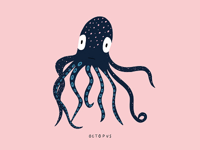 Octopus animal illustration childrens illustration illustration octopus procreate