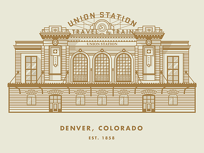 Union Station colorado denver futura bold union station