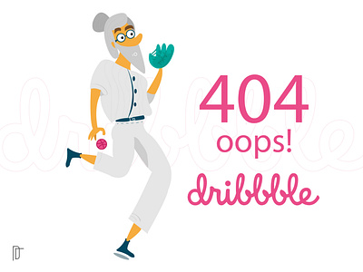 404 Page - dribbble