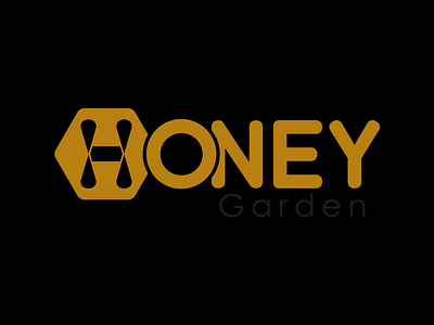 Honey Garden Logo branding business clean client company design emazen garden honey logo product unique