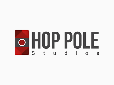 Hop Pole Studios Logo branding clean emazen logo record recording studio uk unique