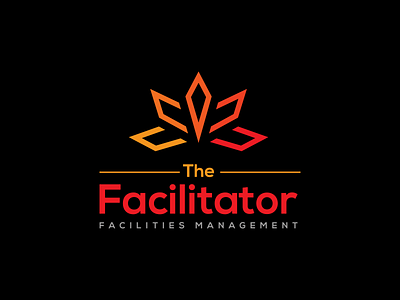 The Facilitator LOGO DESIGN brand company emirates identity logo uae