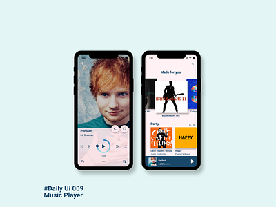 Daily UI 009 Music Player app daily 100 challenge dailyui mobile music music app music player musicplayer player ui playlist ui user interface user interface design userinterface uxui uxuidesign