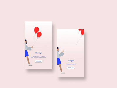 Daily UI 011 flash message app balloons daily 100 challenge dailyui flash message flash messages pink ui ui ux ui design uidesign uiux user experience user interface user interface design userinterface uxdesign uxui yellow