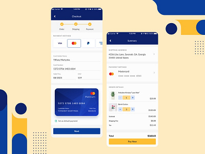 [DailyUI-002] Credit Card Checkout