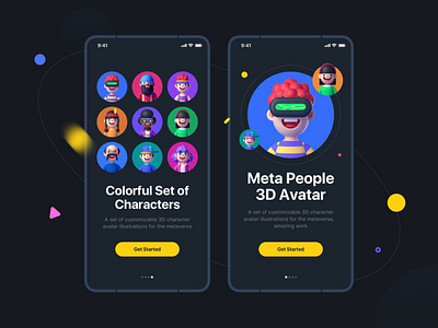 3D Design Assets APP UI Design - Part 3