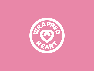 Wrapped Heart Lockup abstract logo artist artwork badge badgedesign branding design icon illustration logo logodesign logotype symbol vector wordmark