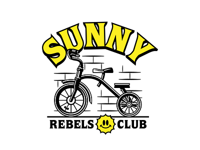 Sunny Rebels Badge artist artwork design illustration vector