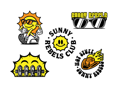 Sunny Rebels Badges