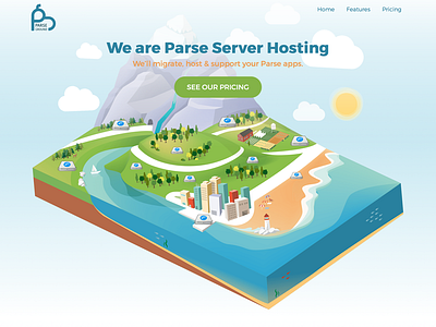 Parseground.com Landing page landing parse hosting parseground