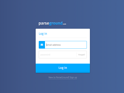 Parseground Dashboard Login