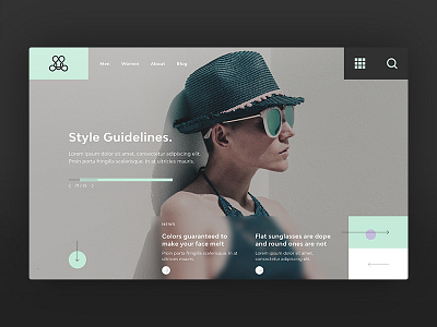 Fashion Homepage Design