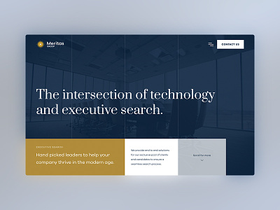 Meritas Group Homepage Design homepage homepage design technology ui ui design ux website website design