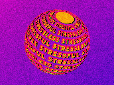 Stress Ball - Digital Illustration