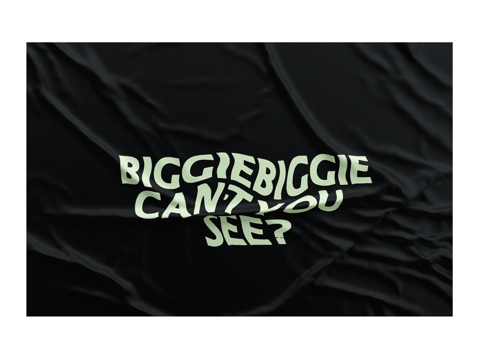 Biggie//Type design illustration