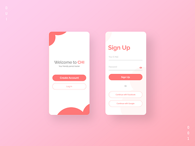 Daily UI - 001 Sign Up