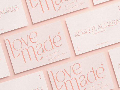 Lovemade | Business Cards branding design graphic design logo typography