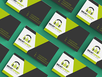 Beatdrop business card design