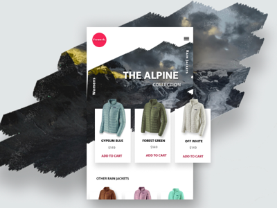 Alpine Collection // Fernweh. branding clean design logo minimalism modern typography ui ux web website design