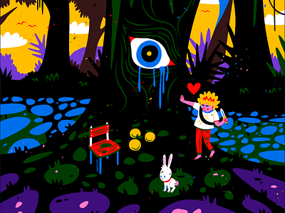 Lost Things adobe art colourful design digitalart fantasy fantasyart graphicart illustragin illustrator vector