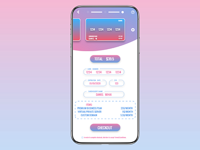 Credit Card Checkout App card checkout flow checkout form checkout page design ui ui ux uidesign uiux