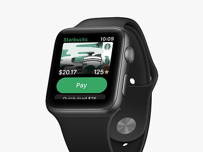 Starbucks for Apple Watch apple watch ios starbucks ux watchos