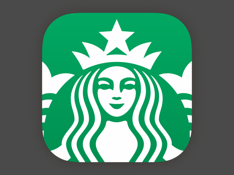 Brighter & Tighter app design icon ios starbucks.