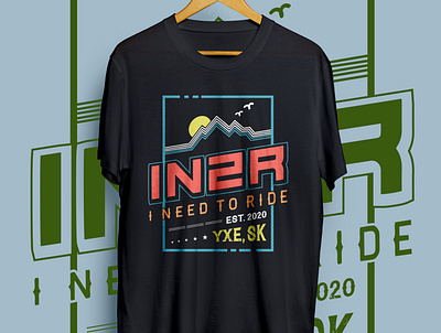 I need to ride outdoorsy shirt design best design design flat illustration outdoor retro retro design shirtdesign top design trendy design trendy t shirt design tshirt design typography vector