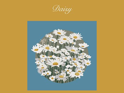 Flower Series (4) Daisy Illustration daisy graphic design illustration logo