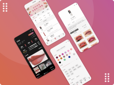 Swatch App for lipstick content and community app app design application beauty app beauty logo design graphic design interface lipstick app mobile app design ui ui design uiux ux ux design ux ui uxdesign uxui wechat mini program 口红试色